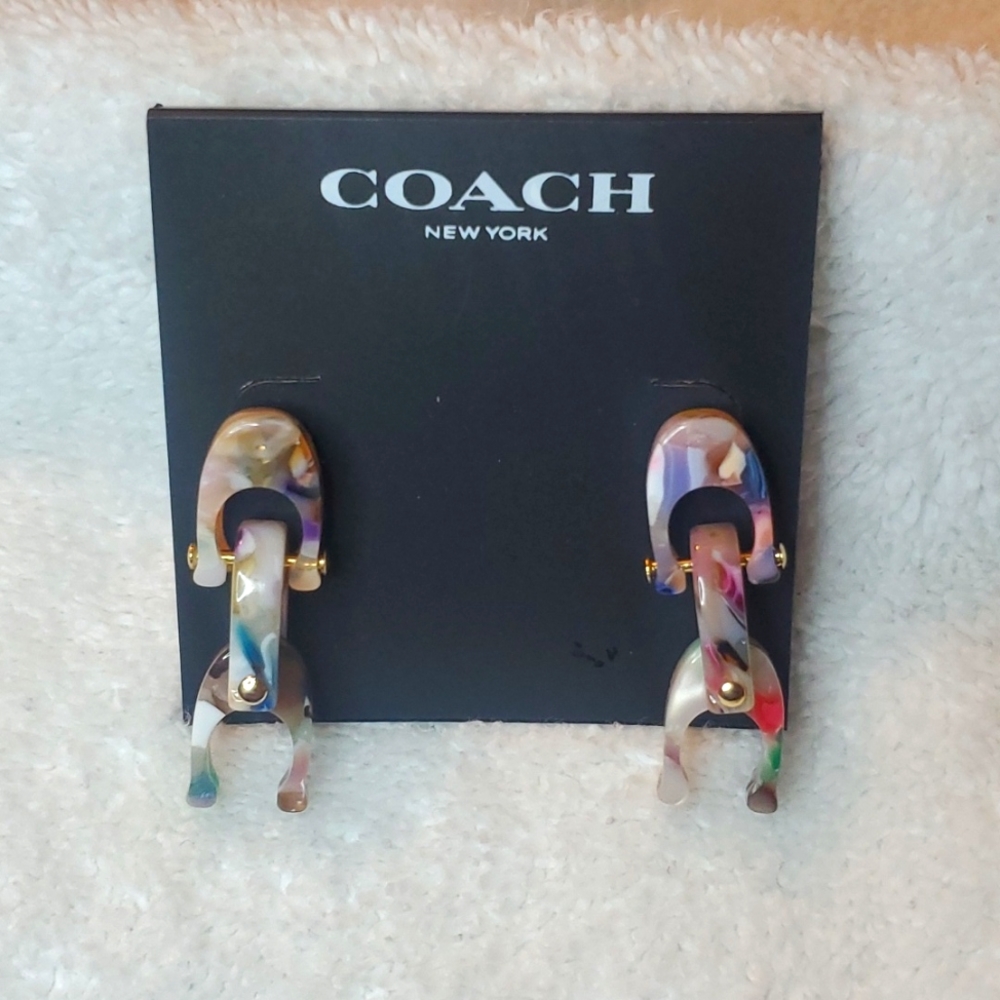 Coach earrings